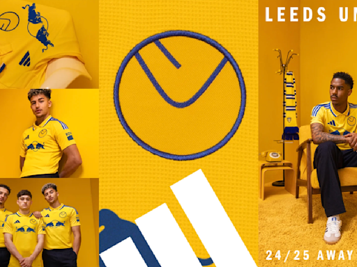 Leeds United’s ’smiley’ badge explained as fans heap praise on club’s retro away kit
