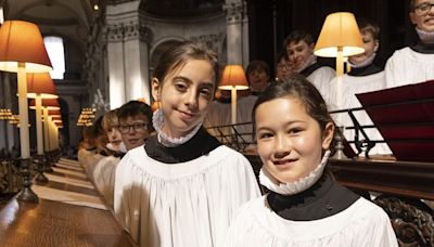 Girls join the St Paul’s Cathedral Choir for the first time