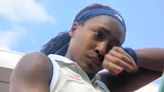 Coco Gauff lloró por un fallo en la derrota ante Iga Swiatek en las semifinales de Roland Garros