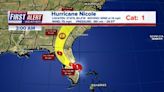 TIMELINE: Tropical Storm Nicole updates from Nov. 9