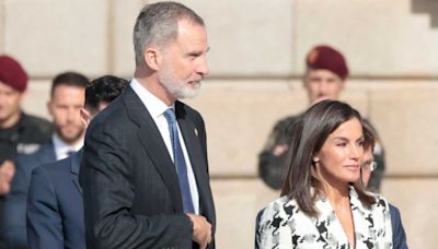 Felipe VI y Letizia presiden el acto central del bicentenario de la Policía Nacional