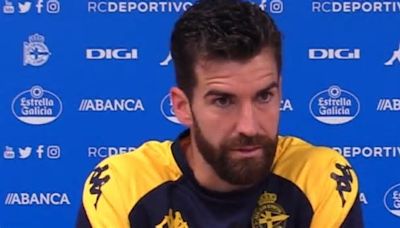 El portero del Dépor, Germán Parreño, es optimista ante la presencia de Lucas Pérez