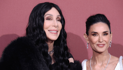 Demi Moore Has Explicit Outburst While Welcoming Cher to Gala Stage