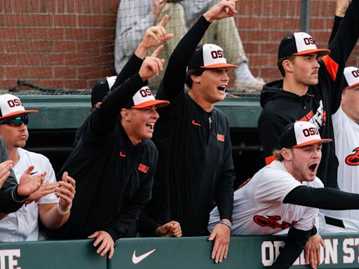 Oregon State baseball weekend primer: Pac-12 title chase, Trent Caraway injury status, Micah McDowell’s ‘calm,’ UCLA Bruins