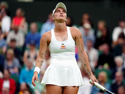 Marketa Vondrousova follows in Steffi Graf’s footsteps with early Wimbledon exit