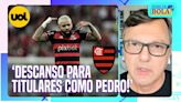 MAURO CEZAR: TITE PODE APROVEITAR JOGO COM O LANTERNA E ESCALAR FLAMENGO COM RESERVAS COMO GABIGOL