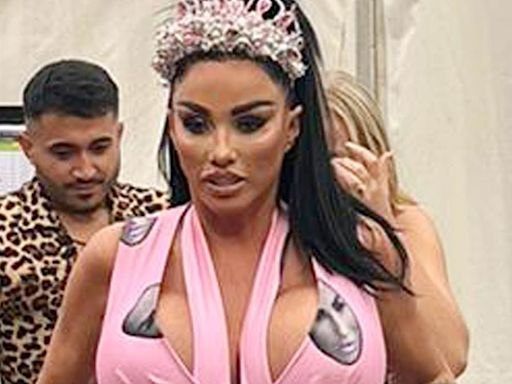 Katie Price puts on busty display at Mighty Hoopla