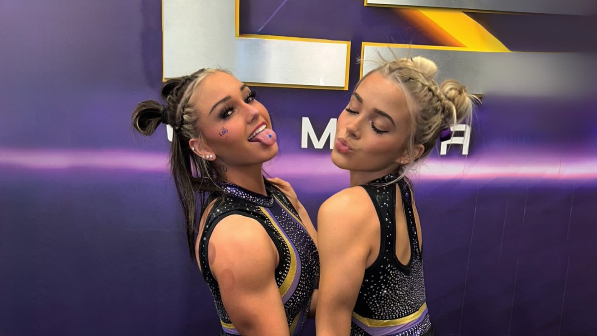 Olivia Dunne shares throwback photo with 'baddie' LSU gymnastics teammate