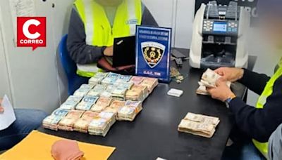 Puno: Mujer fue detenida con 490 mil soles que llevaba escondida en medias