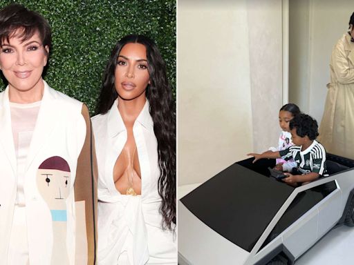 Kris Jenner Gifts Kim Kardashian's Son Psalm a Toy Tesla Cybertruck for His 5th Birthday