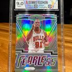 小蟲羅德曼 Dennis Rodman HGA 客製標籤 鑑定卡 2020 Panini Prizm Fearless Silver