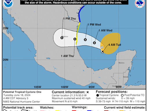 National Hurricane Center tracking 3 systems. Gulf system could become 1st tropical storm