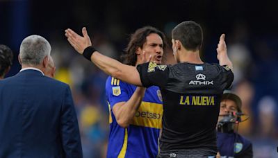 Cavani, Matador con Nicolás Ramírez tras el Superclásico