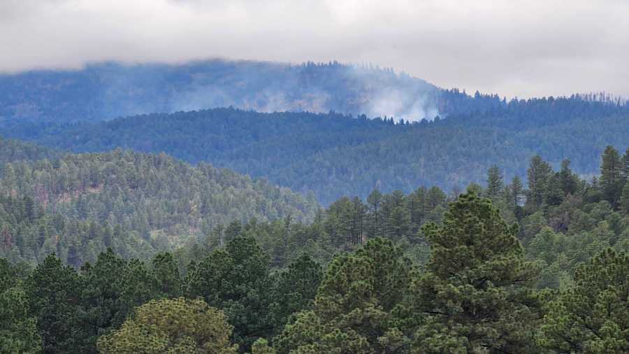 South Fork Fire cause by lightning strike