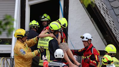 Two dead and several trapped under rubble following hotel collapse in Germany