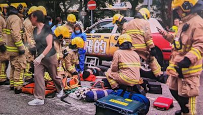 香港仔車禍｜65歲婦先遭貨van撞跌再被的士輾過 2司機涉危駕被捕