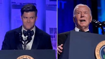 Watch: Biden Brutally Roasted by 'SNL’s Colin Jost at White House Correspondents Dinner