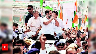 Rahul Gandhi: BJP's Assault on Quota System Threatens Constitution | Chandigarh News - Times of India