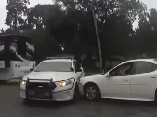 Angry Florida Man Rams Deputy’s Car