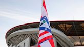 El ‘escudo de siempre del Atlético’ ya luce en el Cívitas Metropolitano