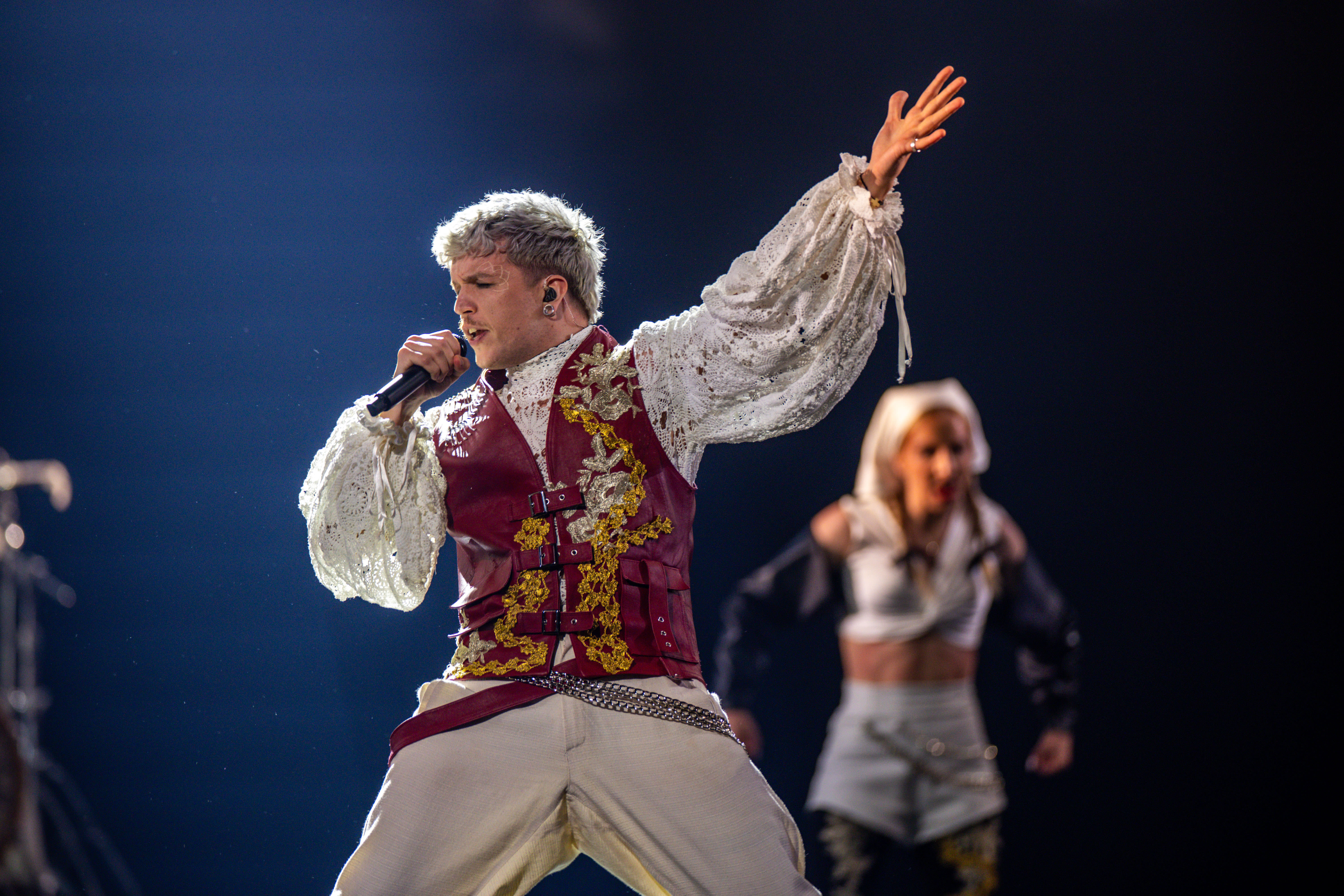 Croatia's Baby Lasagna wins crowd over at Eurovision semi-final