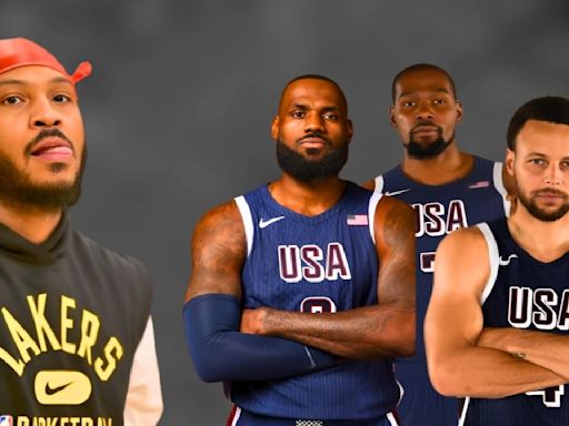 Carmelo Anthony Excludes LeBron James, Stephen Curry and Kevin Durant From Team USA Starting 5