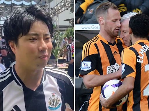 Fans love Japanese supporter as he reveals reason for choosing Newcastle