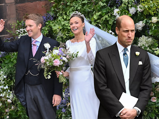 Príncipe William asiste solo a la boda del duque de Westminster