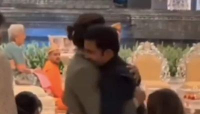 Watch: Gautam Gambhir, Shah Rukh Khan embrace at Anant Ambani-Radhika Merchant wedding