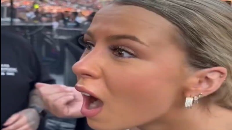 Haliey Welch (Hawk Tuah Girl) Attends WWE SummerSlam