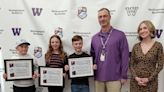 Children honored for getting help for adults who fell through ice at Westcolang Lake