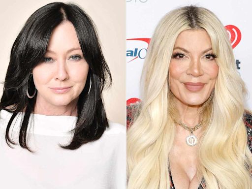 Shannen Doherty and Tori Spelling can't remember why they stopped being friends but have a few theories