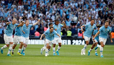 Akanji scores clinching penalty as Man City beats Man United in shootout to win Community Shield