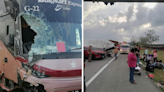 12 Singaporeans travelling in tour van injured after four-vehicle accident in Johor