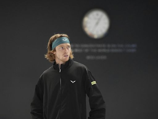 Andrey Rublev is experiencing a real drama