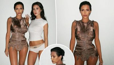 Bianca Censori shows off shredded shirt alongside look-alike sister Angelina: ‘Breaking the internet’