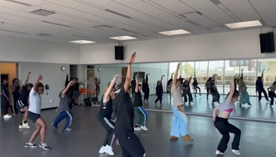 COCA dance class with Janet Jackson's dancers