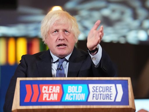 General election latest: Boris Johnson’s warning over Labour majority in surprise speech at Conservative rally