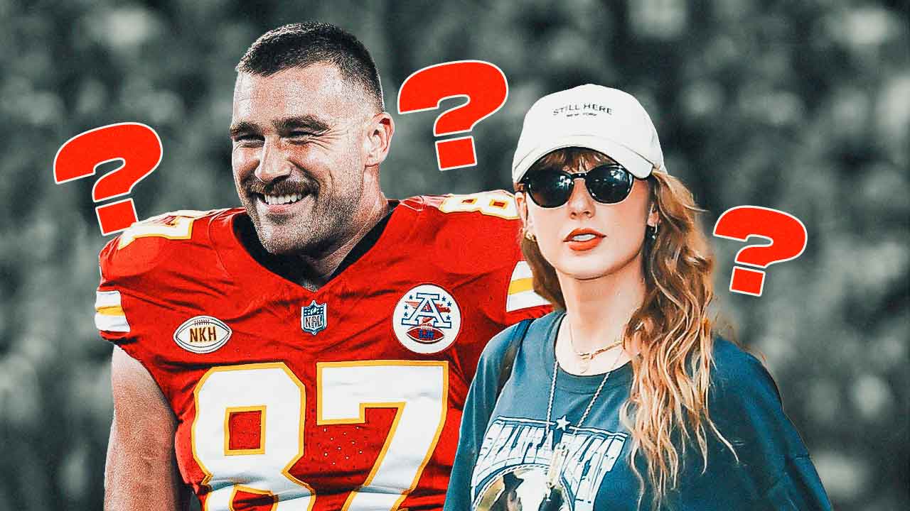 Travis Kelce has awkward reaction to Taylor Swift questions