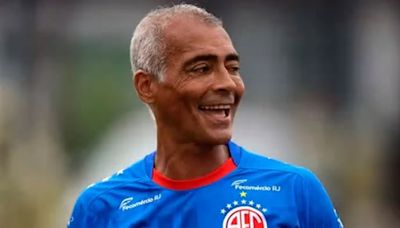 Romario prepara su vuelta al fútbol en el América RJ del ascenso de Brasil