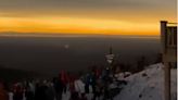 Skiers Glimpse Total Eclipse At Jay Peak Resort, Vermont