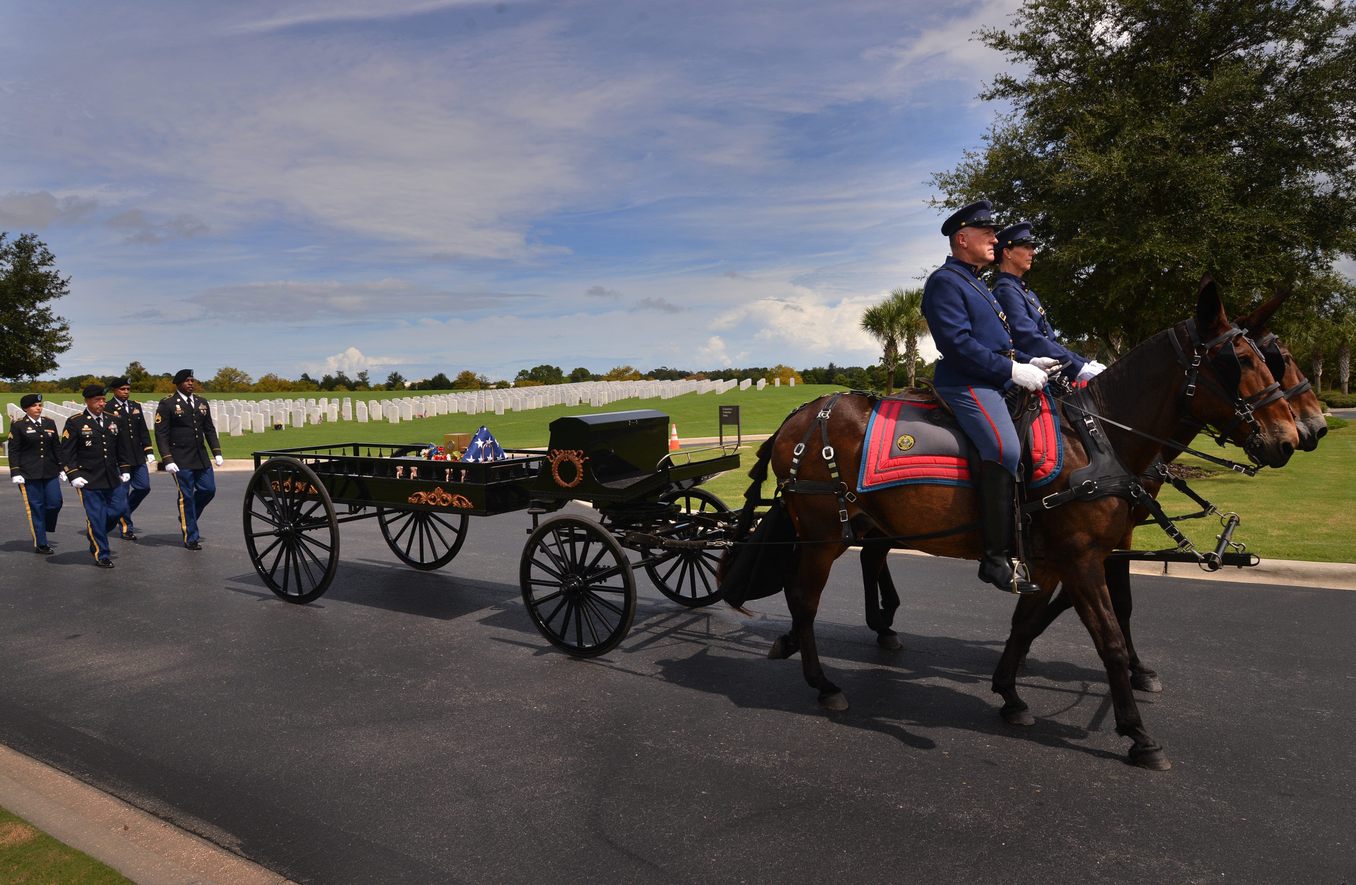 Long missing, WWII POW buried 82 years after his death at Cape Canaveral National Cemetery