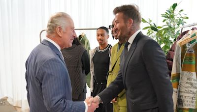 King Charles met with David Beckham after snubbing Prince Harry on UK trip because he was ‘too busy’