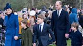 Kate Middleton and Prince William Attend Royal Christmas with Children (All Coordinating in Blue and Green!)