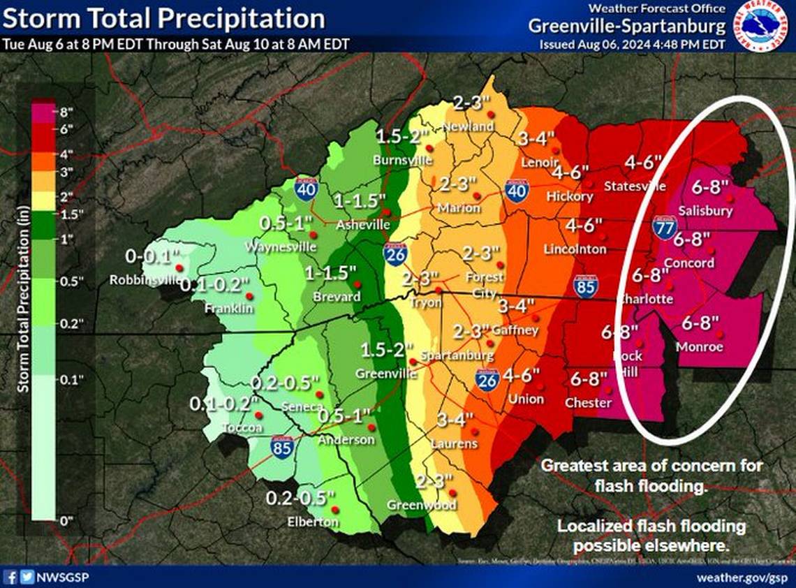 Will Debby disrupt the first day of school in Rock Hill and Fort Mill? Here’s the latest