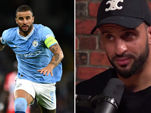 Kyle Walker had no hesitation when naming his toughest two opponents in football