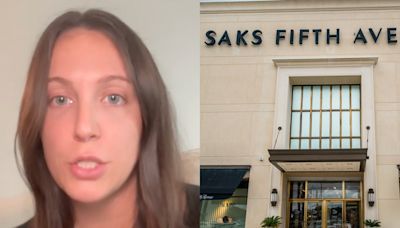 Woman shares bizarre reason why Saks Fifth Avenue allegedly refused her dress return