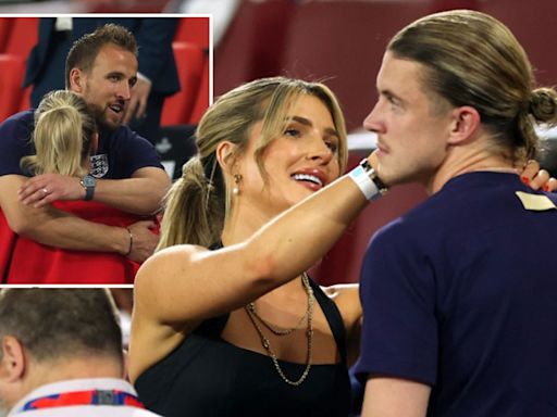 Gallagher consoled by Wag after brutal half-time hook in England vs Slovenia
