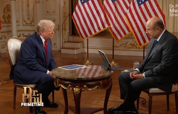 Edits in Trump interview with Dr Phil questioned by eagle-eyed viewers