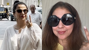 Vidya Balan, Urmila Matondkar cast their votes amid blistering Mumbai heat - OrissaPOST